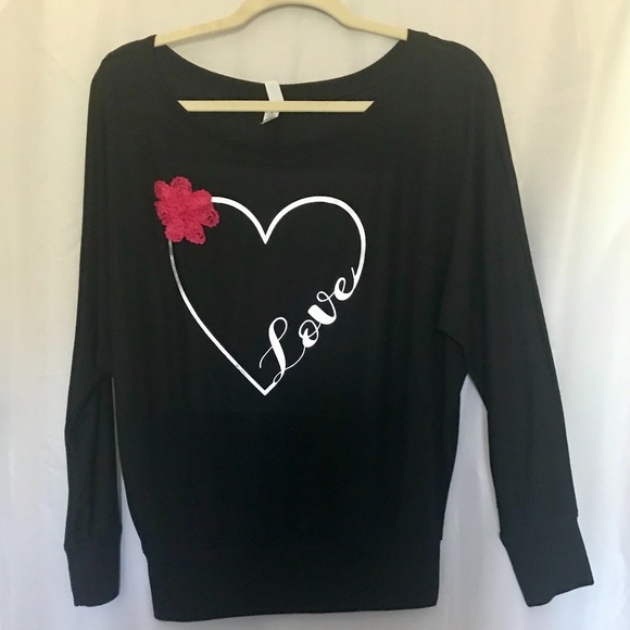 Flowy Long Sleeve Tee HTV/Embellishment NWOT - Picture 1 of 8